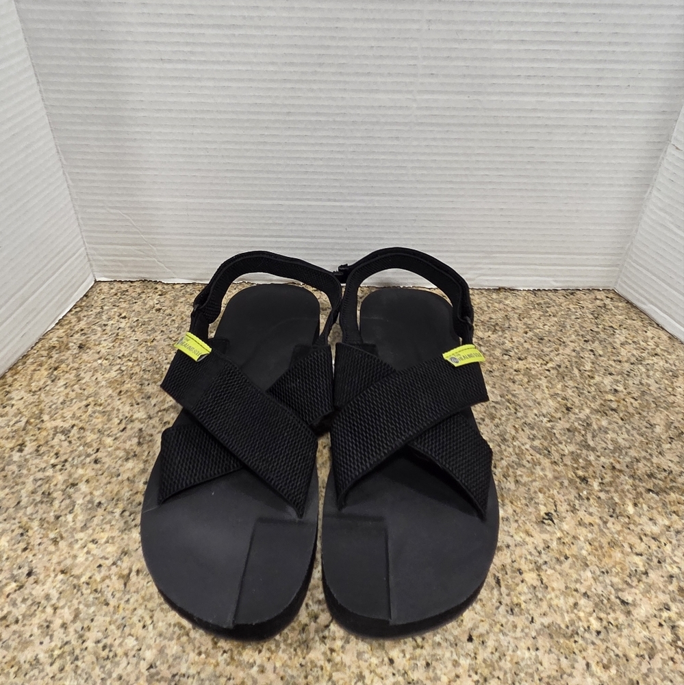 The Healing Sole Everett Woven Mesh Strap Plantar Fasciitis Platform Sandals 7.5